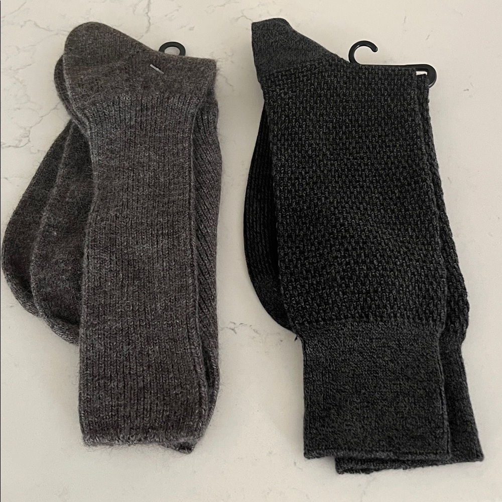 Men’s Gray Dress Socks New Without Tags